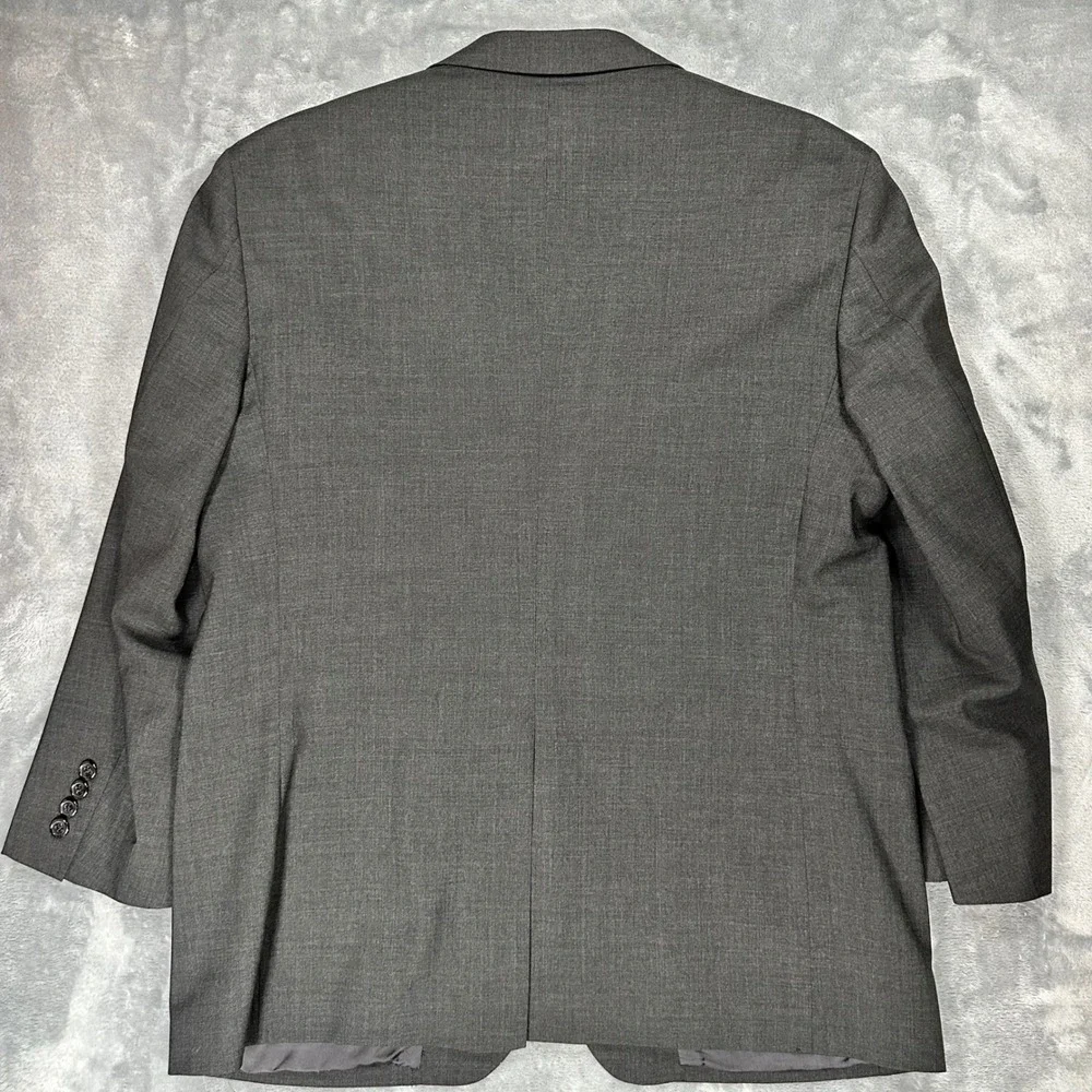 Brooks Brothers Brooksease Mens Charcoal Gray 2 Button Blazer Sport Coat USA